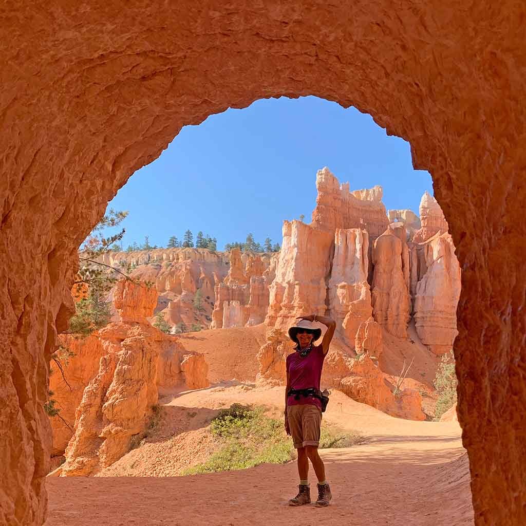 Bryce Canyon archway on the Queen’s Garden Trail