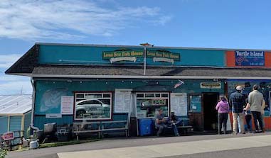 Luna Sea Fish House in Yahats, Oregon