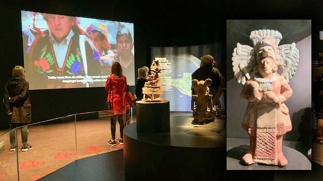 Mayan exhibit at the Musee de la Civilisation, Quebec City, Canada