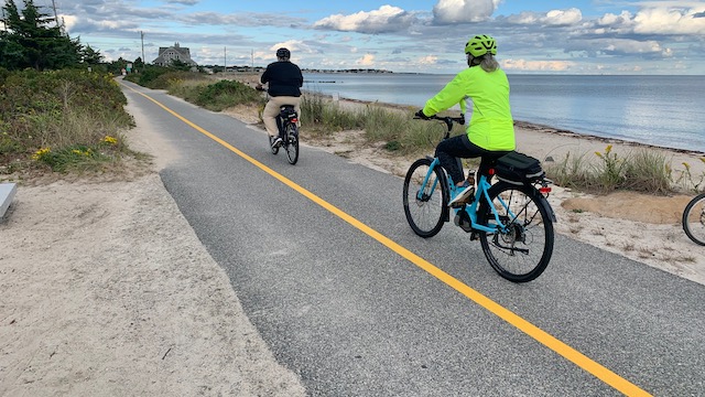 Shining Sea Bikeway bike riders